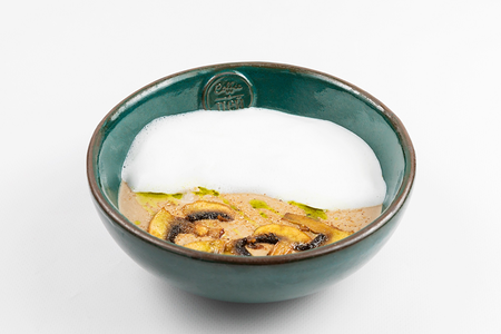 Грибной крем-суп капучино