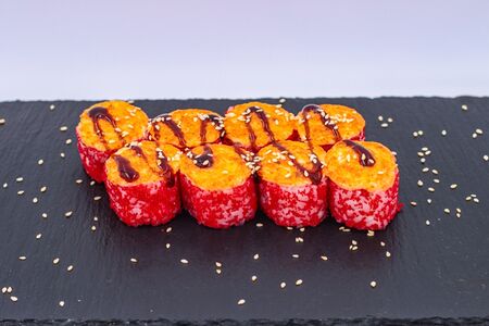 Запеченный Калифорния с креветкой