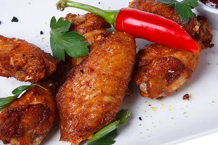 Куриные крылья острые