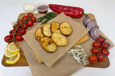 Картофель на углях по-деревенски