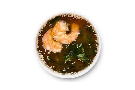Мисо с креветкой