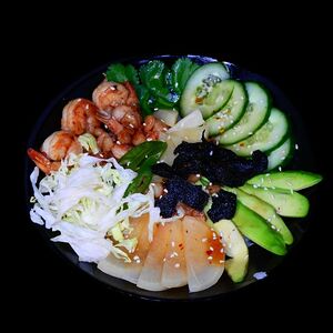 Поке с креветкой