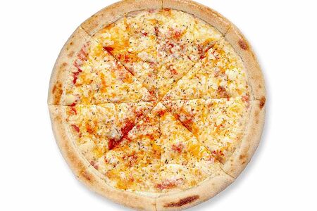 Пицца Четыре сыра на тонком тесте