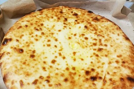 Пирог с курицей, сыром и грибами