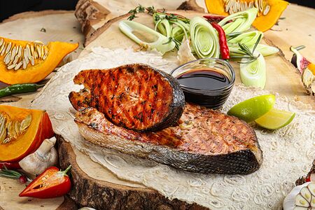 Стейк из форели