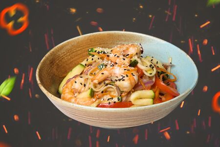 Удон с морепродуктами