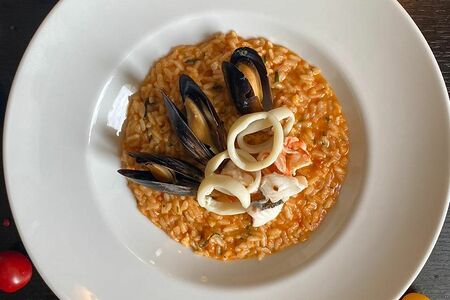 Ризотто с морепродуктами