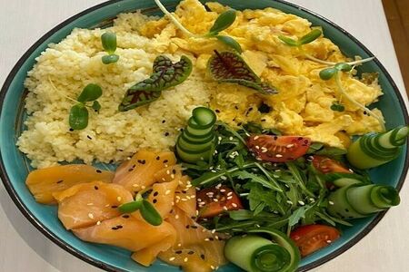 Сытный завтрак