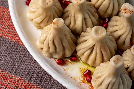 Хинкали с морепродуктами 