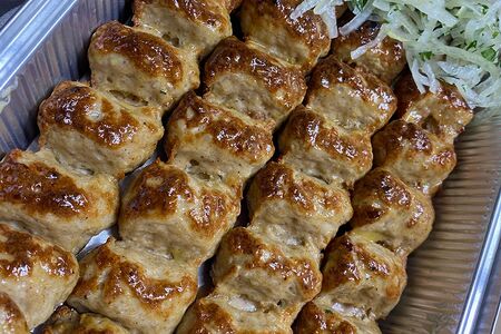 Люля-кебаб из свинины в лаваше