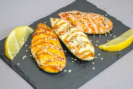 Запечённые мидии