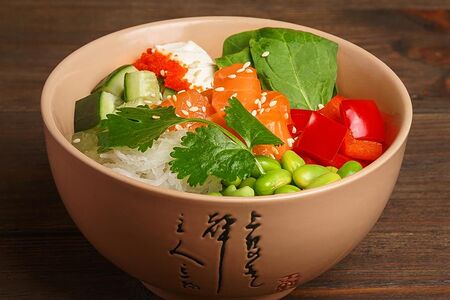 Поке с лососем