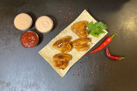 Крылышки куриные на углях