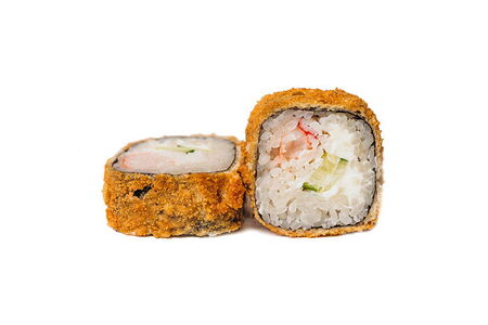 Ролл Эби маки в темпуре