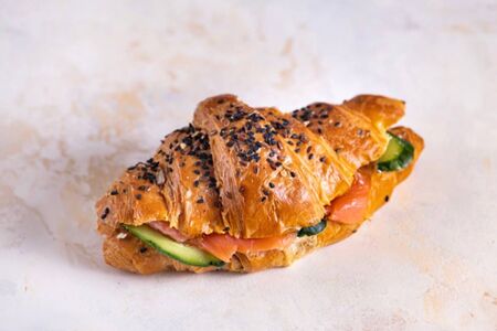 Сэндвич с лососем