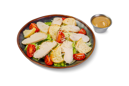 Салат Цезарь с курицей