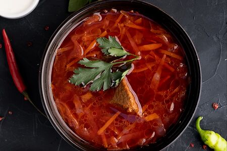 Борщ по-славянски с говядиной