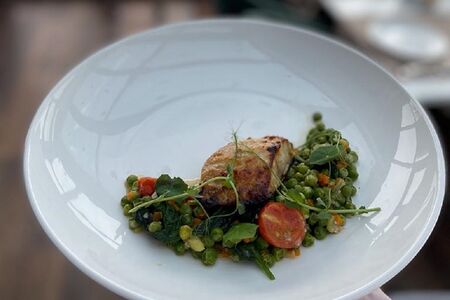 Филе бедра цыплёнка, запеченное в перечной глазури