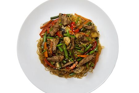 Вок фунчоза с говядиной