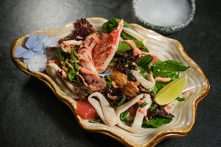 Цезарь с морепродуктами