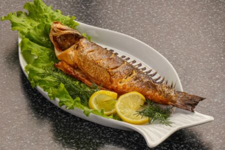 Сибас запечённый