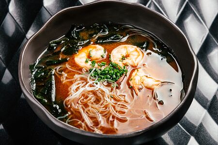 Мисо-суп с морепродуктами