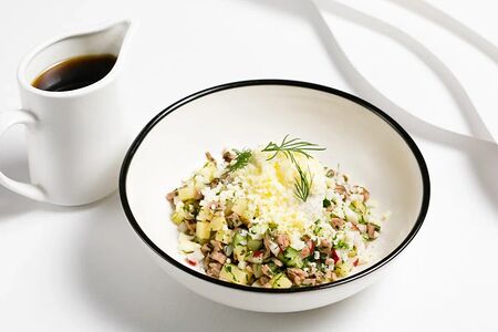 Окрошка с говядиной