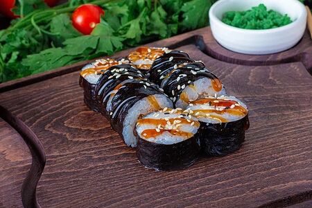 Маки с угрём