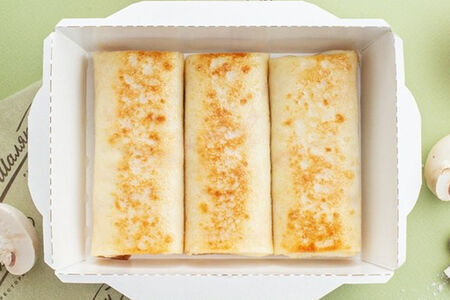 Блины с грибным жюльеном