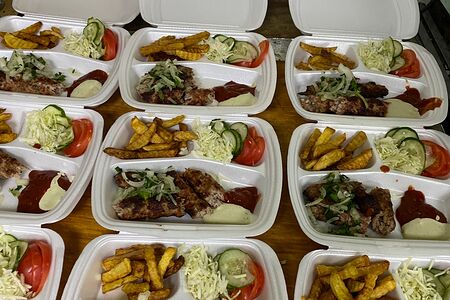 Сытная коробочка из курицы