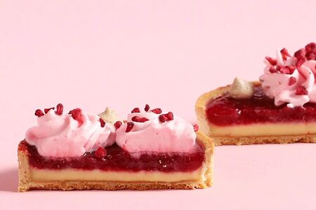 Тарт Малиново-лимонный