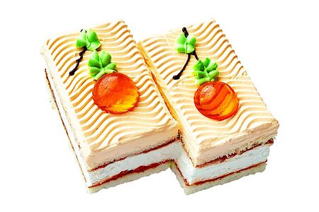 Пирожное творожно-абрикосовое