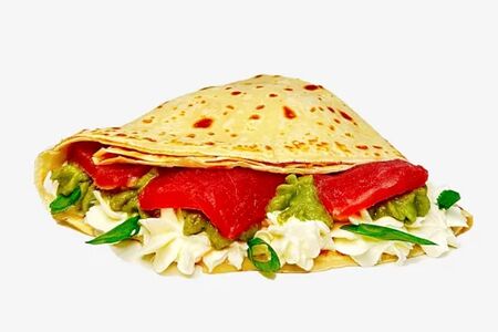 Тунец и авокадо