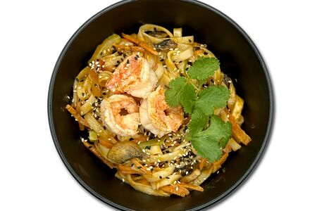 Вок Том Ям с креветками