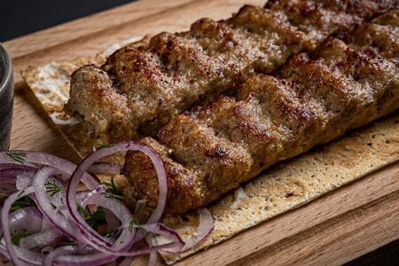 Люля-кебаб из свинины и говядины