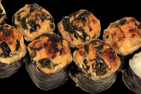 Запеченный ролл Унаги вакаме