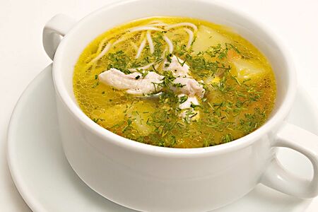 Суп-лапша с курицей