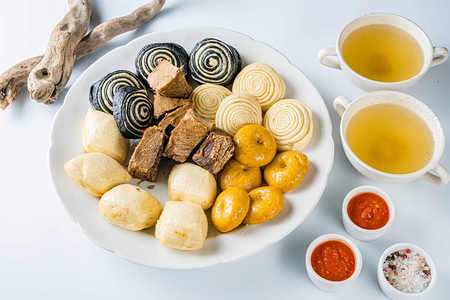 Большое блюдо хинкала