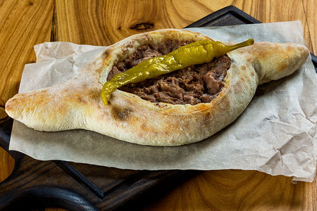 Аджарули с фасолью