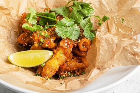 Кальмары в Тайском соусе