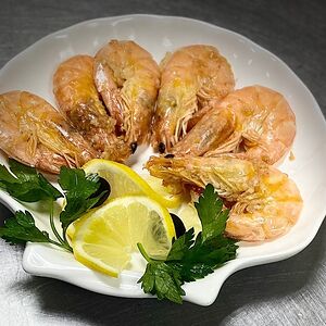 Королевские креветки в чесночном соусе