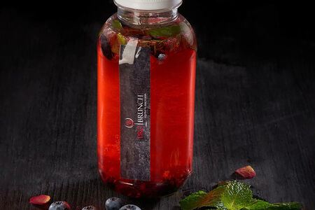 Домашний лимонад Черная смородина-лаванда