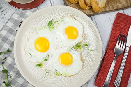 Яичница глазунья