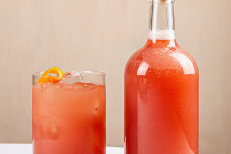 Домашний лимонад земляника-винoград