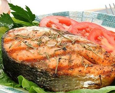 Лосось на гриле