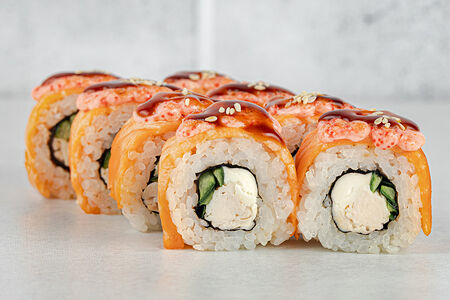 Ролл Сицилия запечённый с лососем