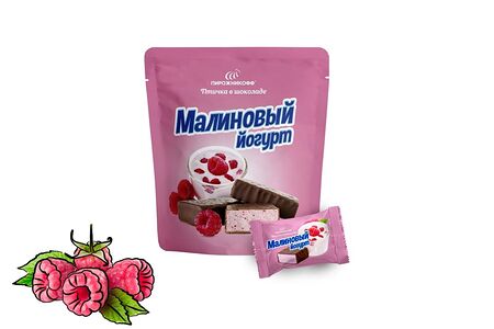 Конфеты Птичье молоко Малиновый йогурт