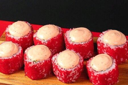 Калифорния с тигровыми креветками