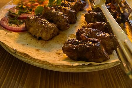 Говяжья печень в сетке