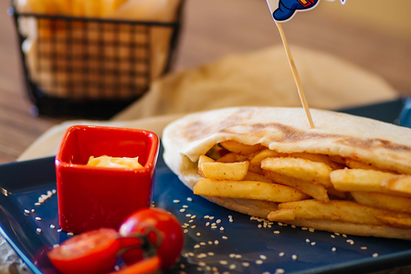 Гиро в булочке